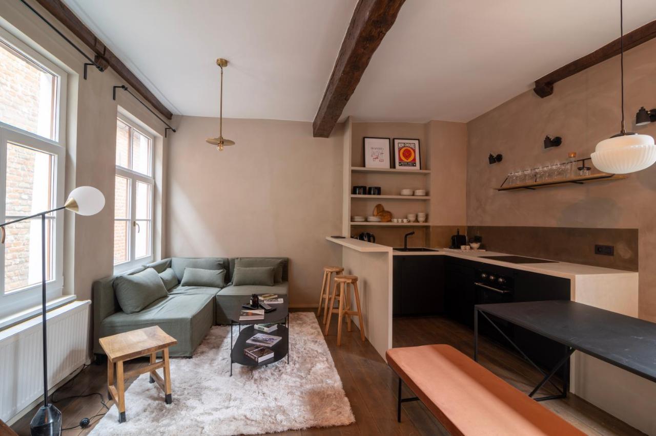 Charming House In Le Sablon Apartment Brussel Bagian luar foto